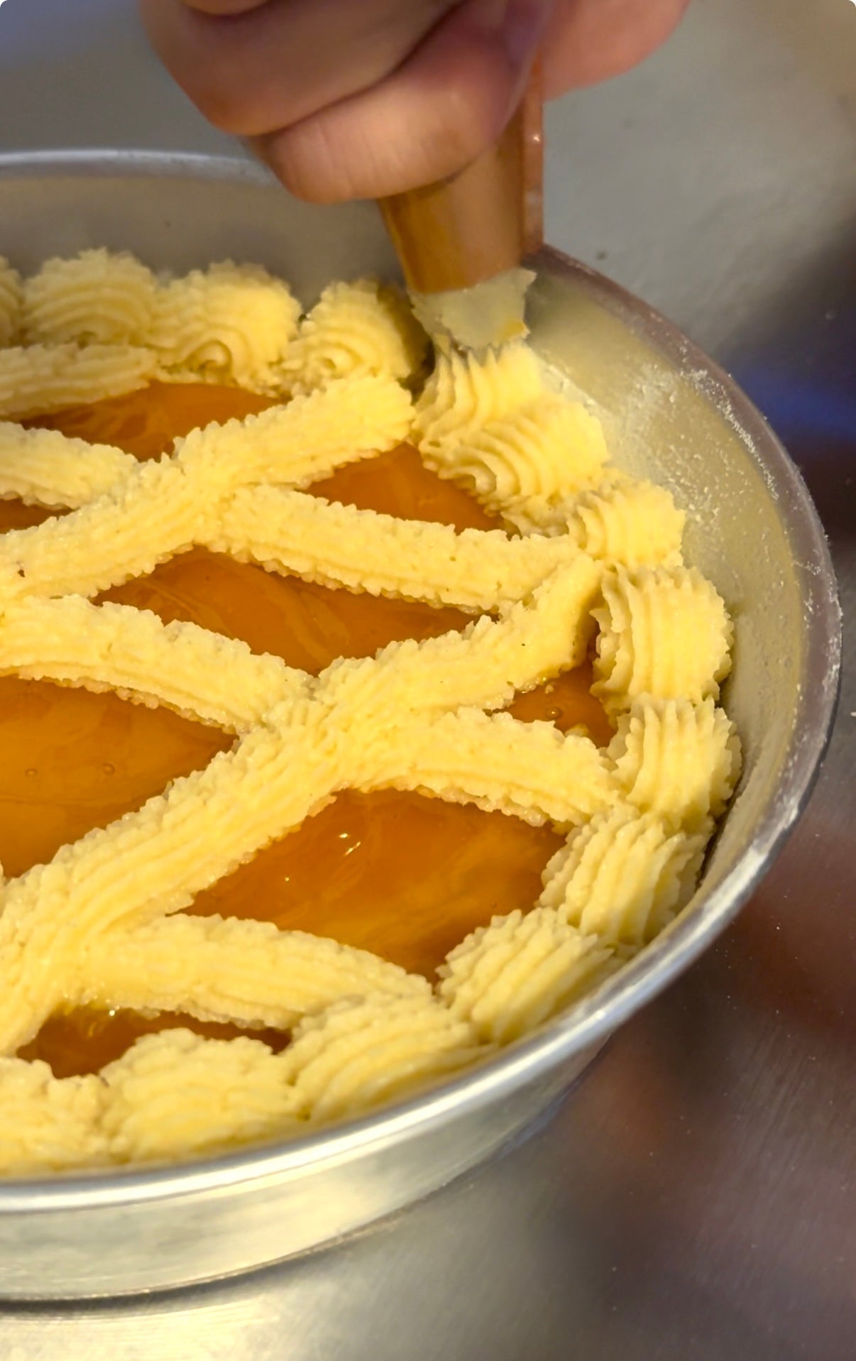 Crostata con frolla montata