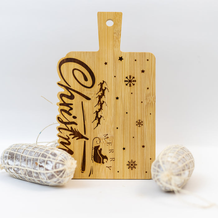 Salame di cioccolato con tagliere