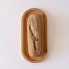 Baguette in cioccolato con vassoio in bambù