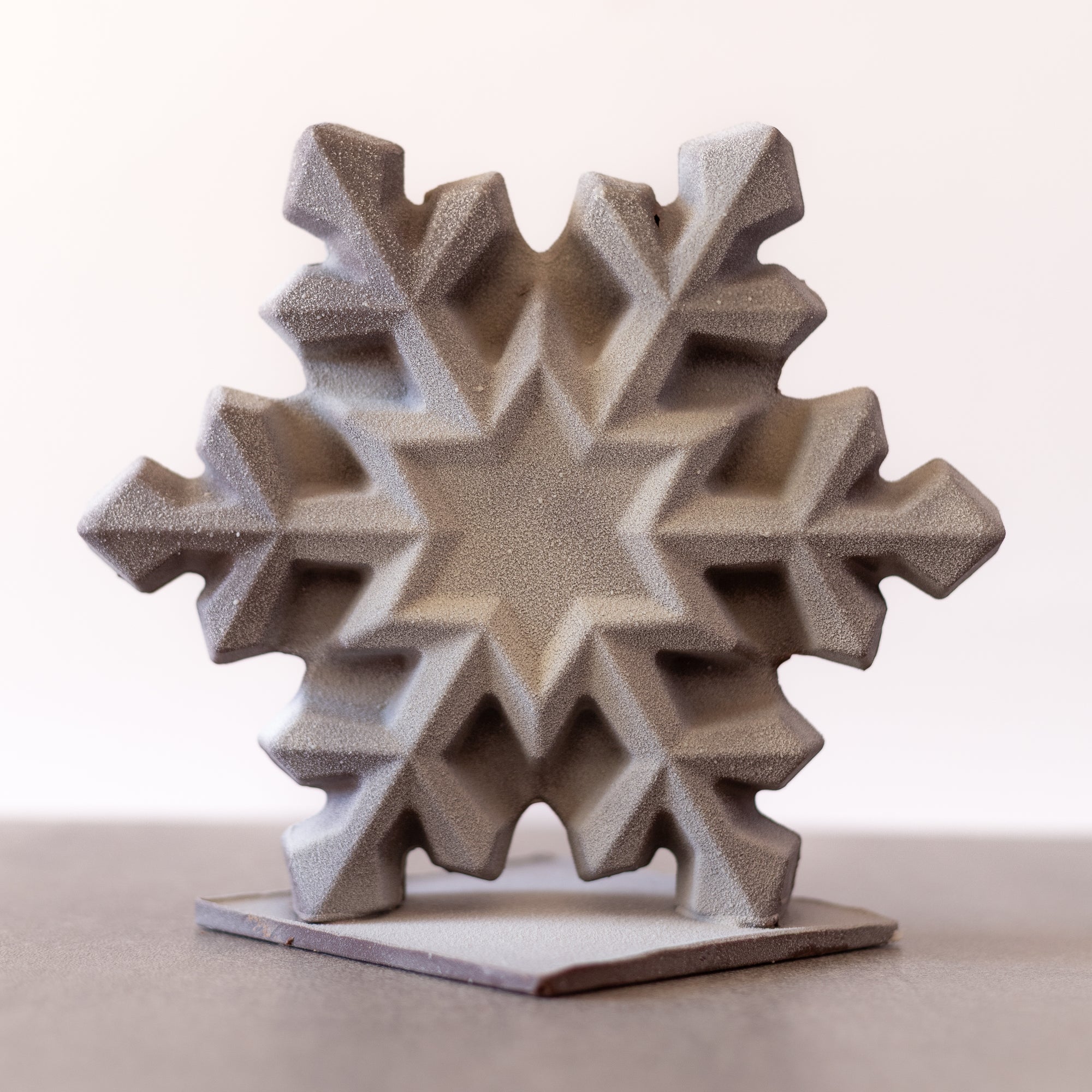 Fiocco di neve di cioccolato