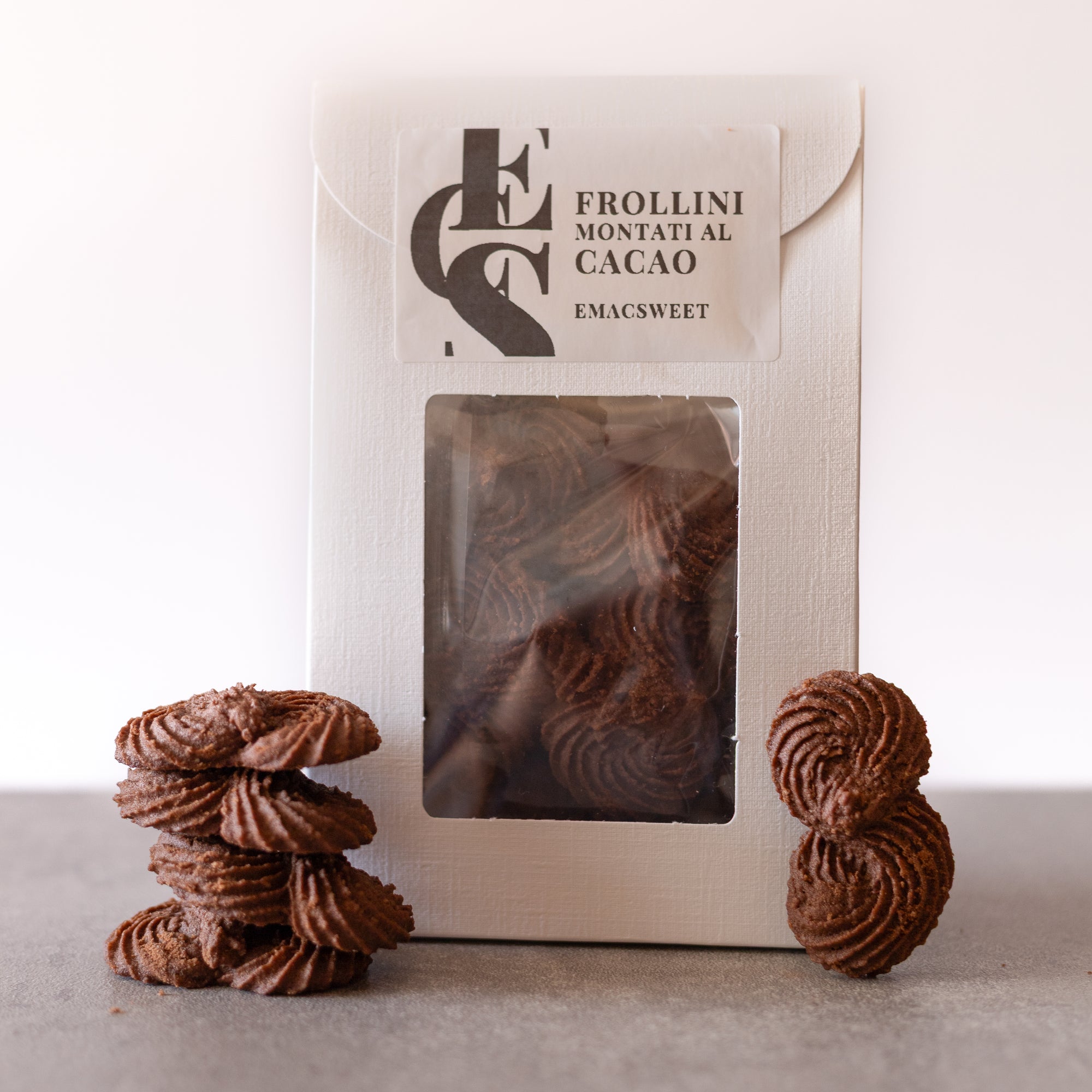 Frollini montati al cacao