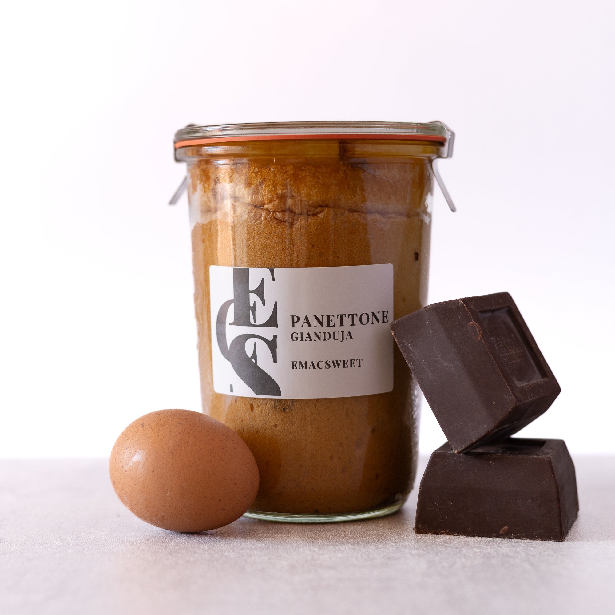 Panettone al gianduja in vasocottura